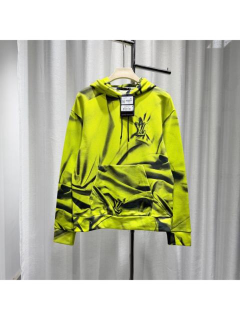 Louis Vuitton Louis Vuitton Hooded Cotton Green Hoodie