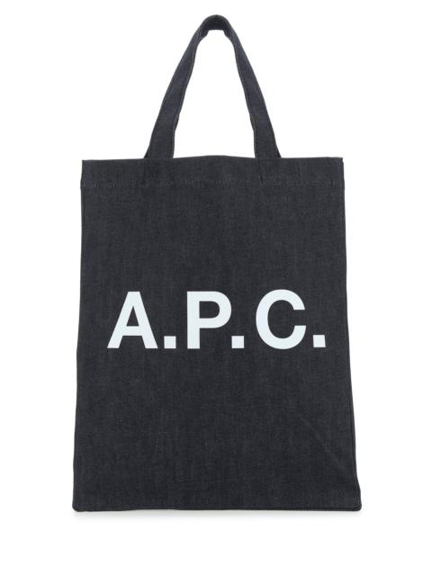 A.P.C. Denim shopping bag