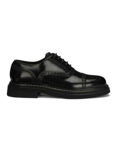 Dolce & Gabbana Brushed Calf Leather Oxford Shoes