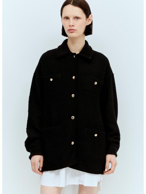Miu Miu Women Waffle-Knit Jacket
