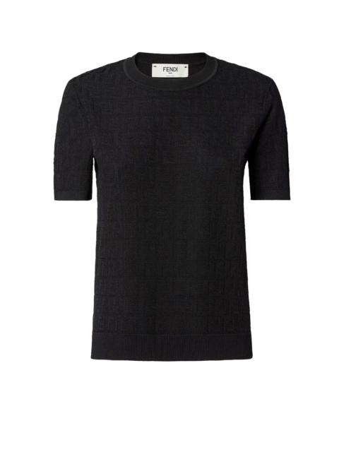 FENDI Ff Cotton And Viscose Sweater