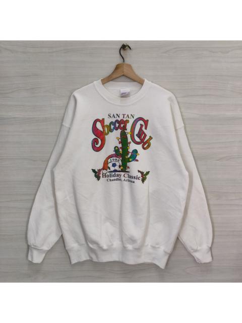 Other Designers Hanes × Vintage - Vtg 90s San Tan Soccer Club 1996 Crewneck