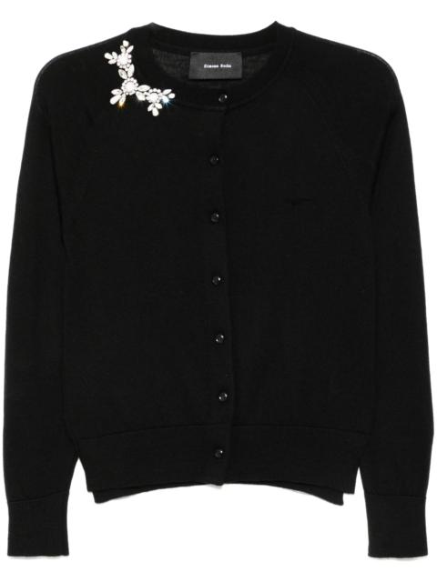 Simone Rocha broken necklace cardigan