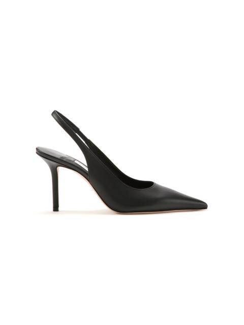 JIMMY CHOO Love Leather Slingback Pumps black