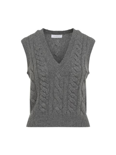LUXURIOUS GREY CASHMERE SWEATER AW24