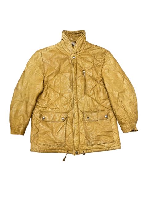 Other Designers Japanese Brand - Vintage Big Suri Quilted Leather Jacket