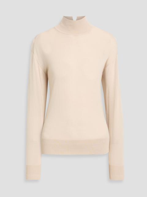 Another Tomorrow Wool turtleneck sweater
