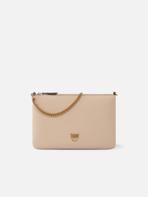 PINKO MEDIUM SHOULDER BAG FLAT LOVE BAG SIMPLY