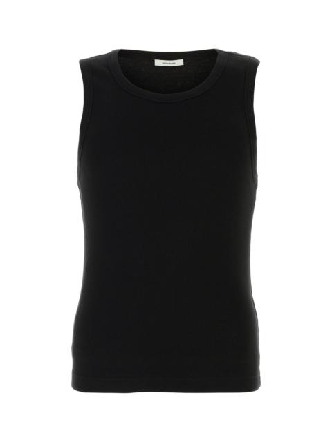 entire studios Black stretch cotton tank top