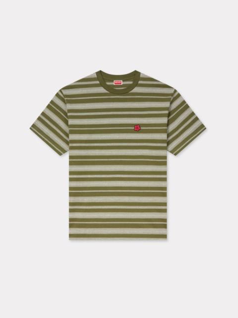 KENZO 'Boke Flower' striped embroidered T-shirt in cotton
