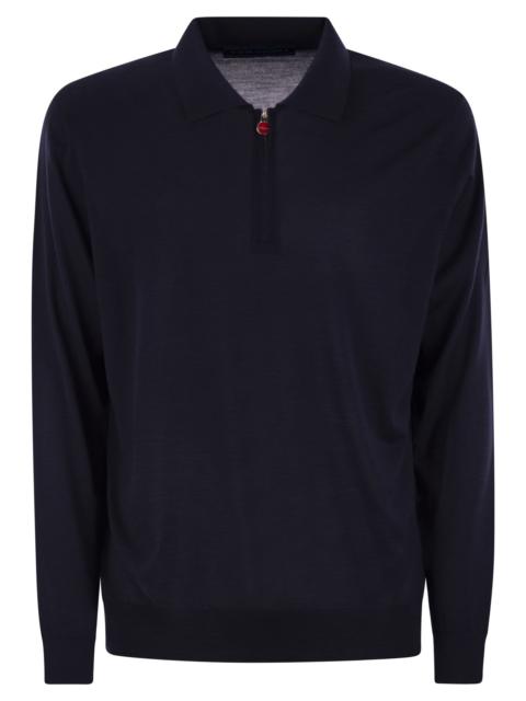 Other Designers Kiton Men Wool Polo Shirt