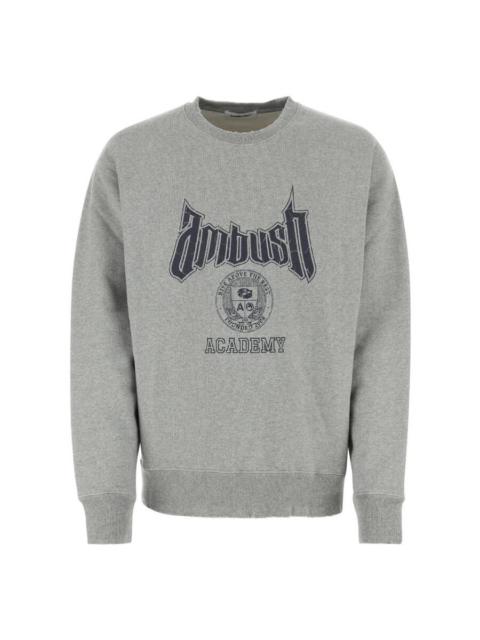 Ambush Ambush Grey Academy Crewneck Sweatshirt