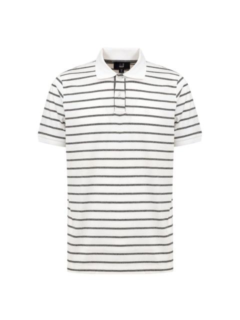 Dunhill - White Cotton Polo Shirt
