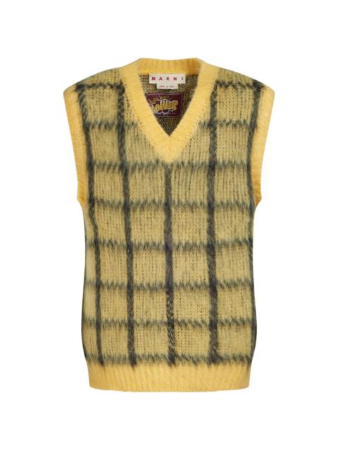 Marni V-neck knitted vest