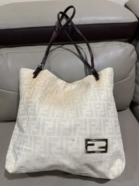 FENDI Authentic Fenci Zucca Monogram Tote Bag
