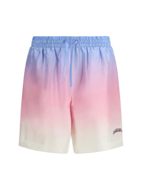 CASABLANCA Casablanca Men Volcano Gradient Silk Shorts