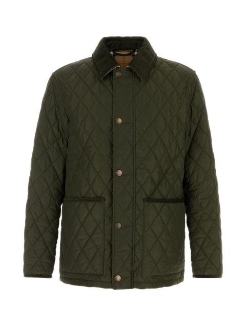 Burberry Olive green nylon jacket