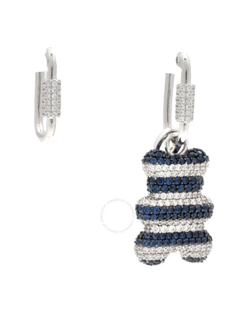 Apm Monaco - APM Monaco Asymmetric Saint-Tropez Yummy Bear Hoop Earrings