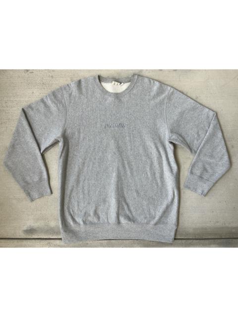 Other Designers Undefeated Logo French Terry Sweatshirt Grey Size XL