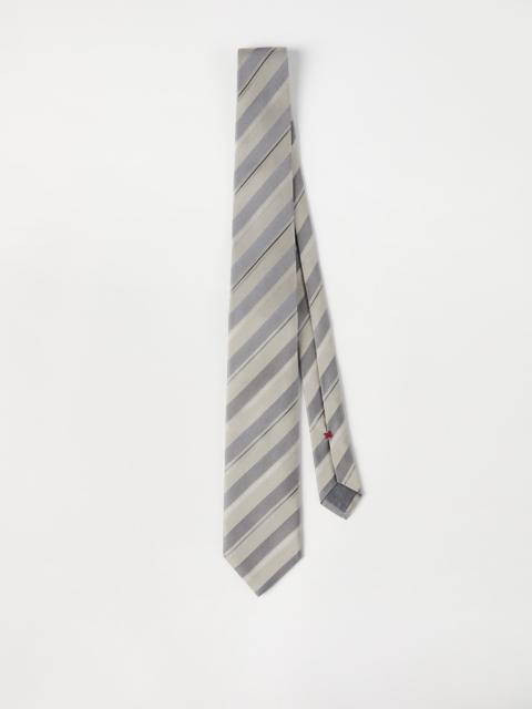 Brunello Cucinelli Striped silk tie