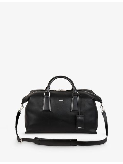 Sandro Brand-Print Coated-Canvas Bag