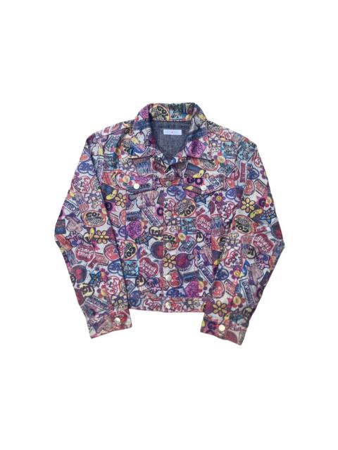 Other Designers Japanese Brand - Vintage Angel Blue Multicolor Denim Jacket