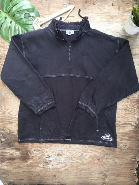 Other Designers Vintage - Rare Sweatshirt Third. W Half Zip Front Pocket