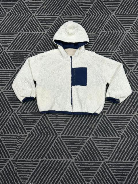 Other Designers Vintage Japanese Style Sherpa Reversible Hoodie Jacket