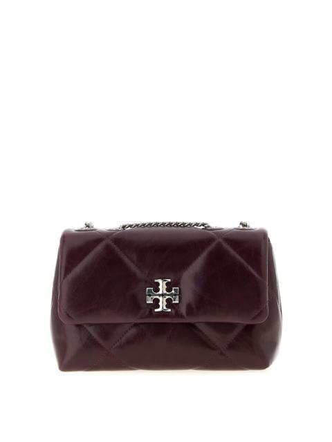 Other Designers Tory Burch Small Kira Burgundy Leather Crossbody Bag