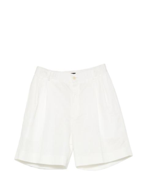 Brioni Brioni Men Bellagio Linen And Cotton Blend Shorts