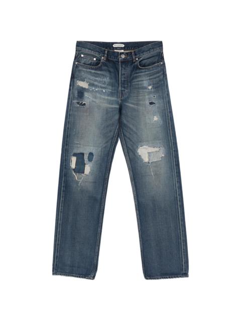 JW Anderson Jw Anderson Patchwork Straight Leg Jeans