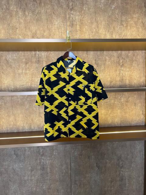 Loewe Buy Loewe Eln Allover Printed Short-Sleeve Shirt 'Black/Yellow’