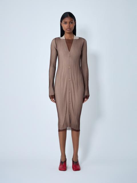 MM6 Maison Margiela Layered Cardigan Dress
