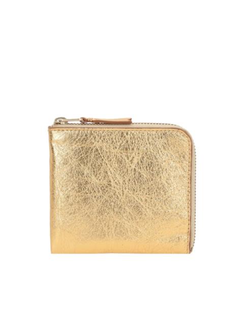 Comme Des Garçons metallic-finish wallet