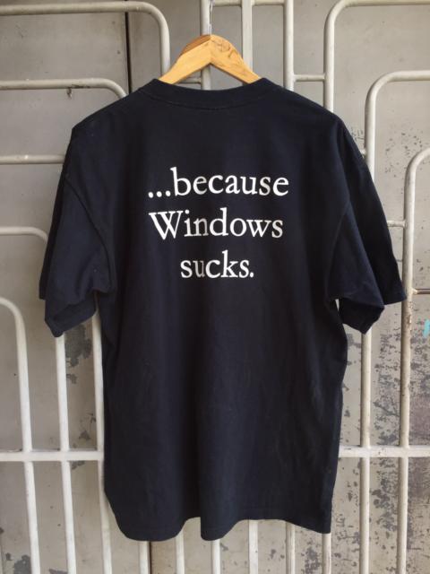 Other Designers Vintage - Vintage 90s Microsoft because Windows Sucks Shirt