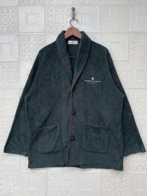 Other Designers Cardigan - Pierre Balmain Paris Fleece Jacket