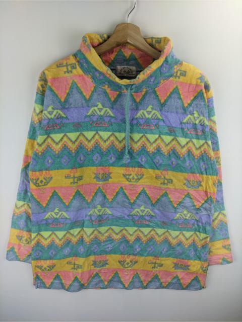 Other Designers Vintage - Steals🔥Fleece Sweater by Art Stadium CP Native Style