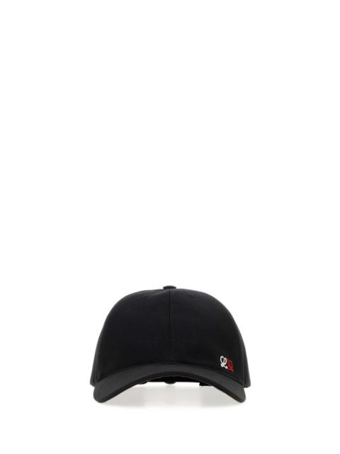Loewe Loewe Women Black Cotton Baseball Cap
