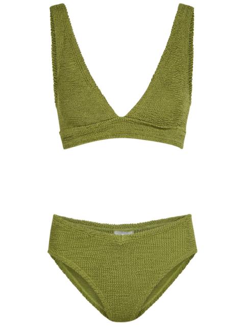 Hunza G Hunza G Angel V-neck Crinkle Bikini