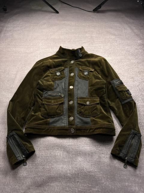 Other Designers If Six Was Nine - Y2K LGB Style Gabriella Frattini Velour Faded Jacket