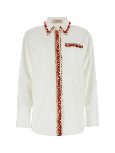 Valentino White poplin shirt