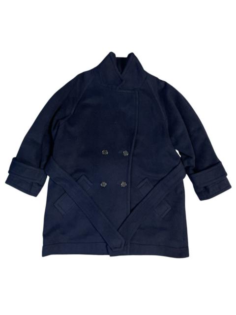 Givenchy Vintage Givenchy Life Double Breasted Wool Coat