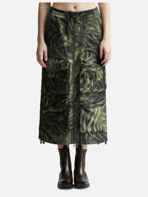 Diesel O-MIRTOW PRINTED CARGO SKIRT