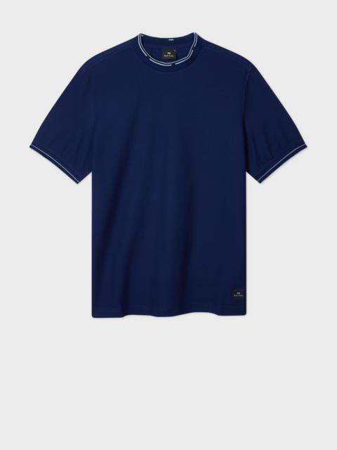 Paul Smith Navy Cotton Pique T-Shirt