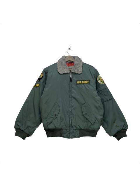 Other Designers 🫴🏻Vintage Bomber Para Troop Us Army Jacket