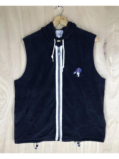 Other Designers Rare - Lupo Di Mare by Sina Cova Sleeveless Fleece Hoodies