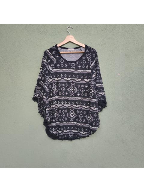 Other Designers Print All Over Me - Vintage Strange Heaven Navajo Style Blouse Tee