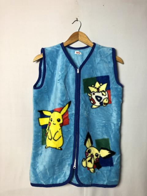 Other Designers Japanese Brand - Pocket Mosters Fleece zipped Vest Jackets