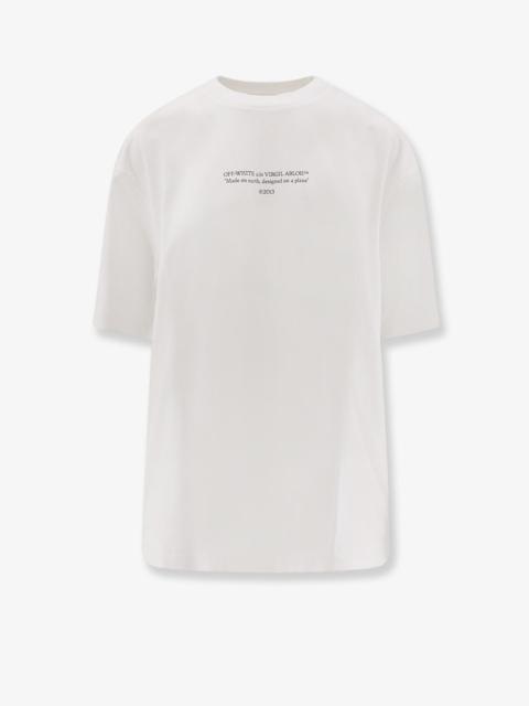 Off-White Off White Cotton T-Shirt