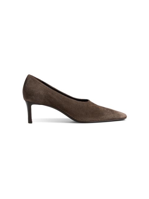 KHAITE Cecilia Suede Pumps brown